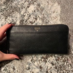 Black Fossil Wallet